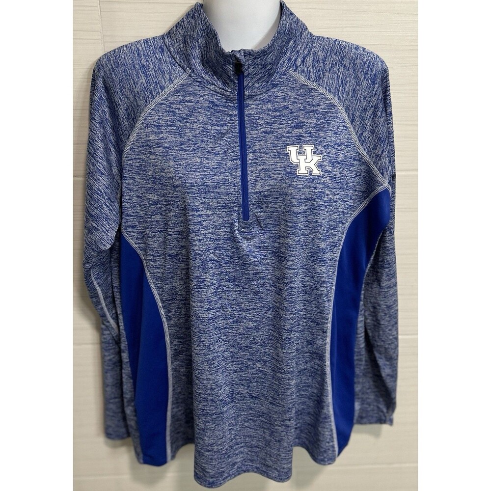 NCAA University Of Kentucky Russell Athletic Performance LS Quarter Zip 2XL